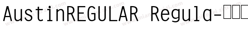 AustinREGULAR Regula字体转换